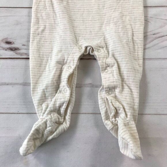 Baby Gap Disney Baby 6-9 months Winnie the Pooh Organic Stripe Footed One-piece - Picture 8 of 11